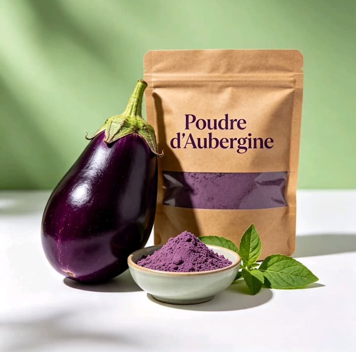 Poudre naturelle de Aubergine