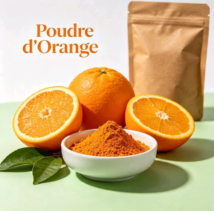 Poudre naturelle de Orange